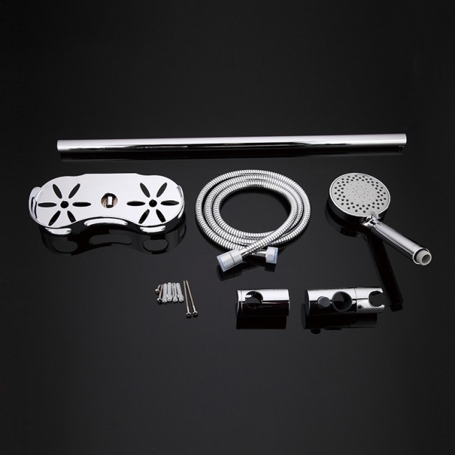 Приобрести gappo душевой гарнитур g8002 с полкой, хром 88612