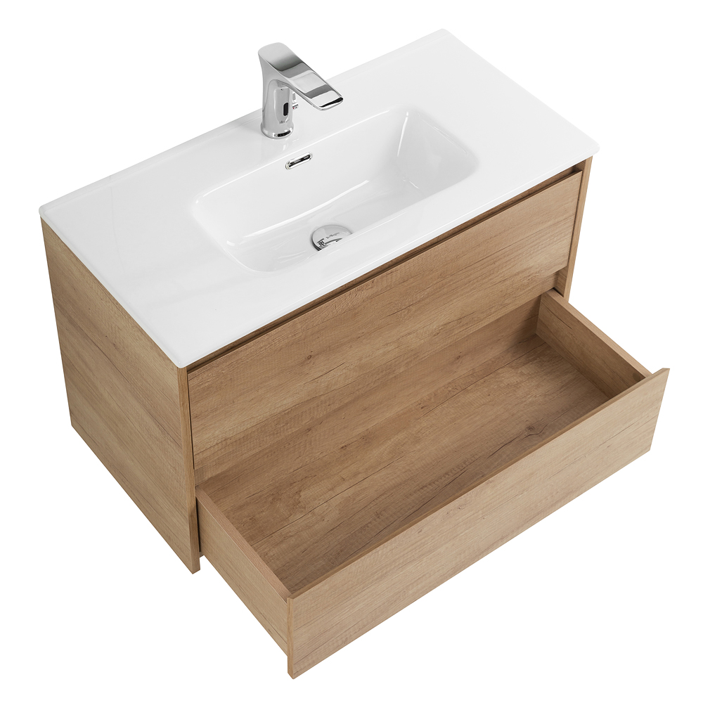 Приобрести belbagno тумба с раковиной kraft 39 80 см, подвесная rovere nebrasca nature, белая раковина