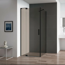 CEZARES Душевое ограждение SLIDER 80х80см SLIDER-AH-1-80-80/90-BR-NERO