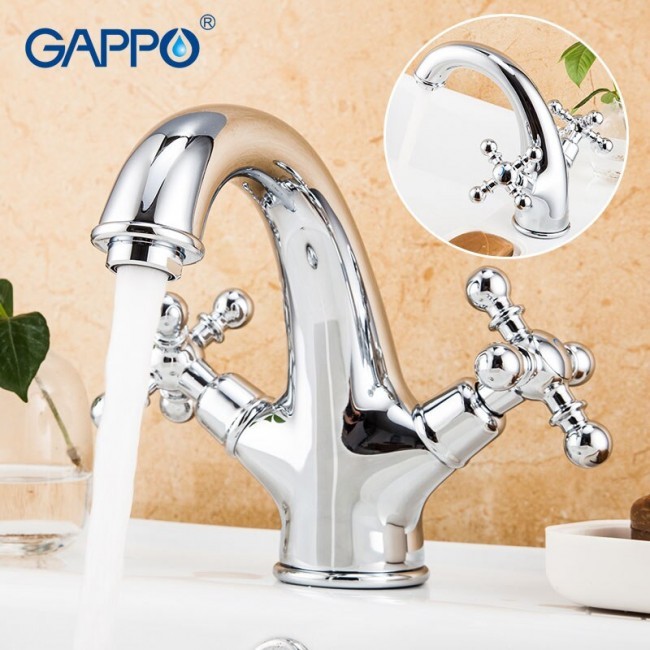 Приобрести gappo смеситель для раковины g1089, хром 98709