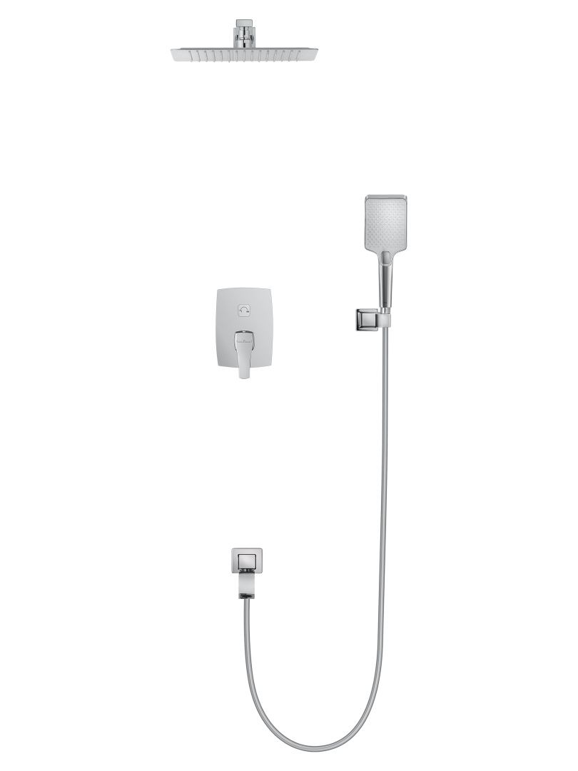Приобрести душевая система встраиваемая wonzon & woghand flex, хром (ww-88939072-cr)