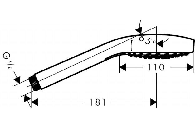 Приобрести 26802400 ручной душ croma select s vario (3 режима)