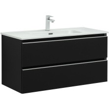 Aquanet Тумба с раковиной Вега 100 см, черный