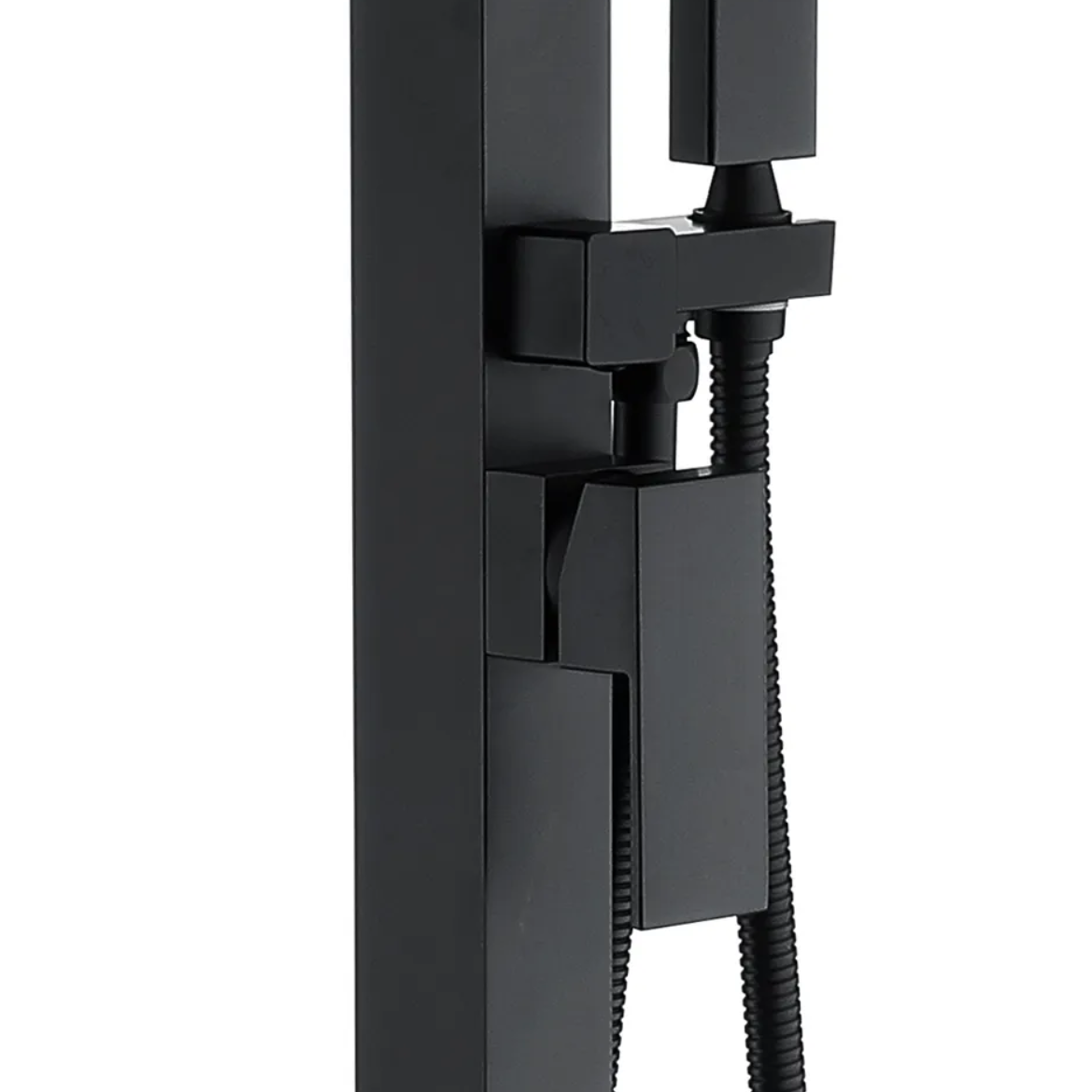 Приобрести grocenberg напольный смеситель для ванны, черный матовый gb800bl