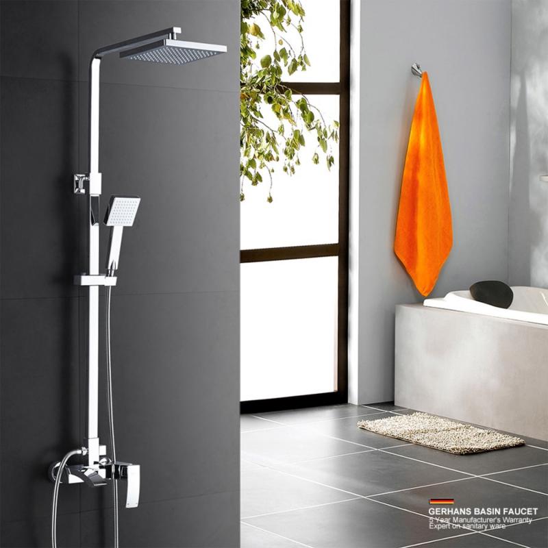 Приобрести gerhans душевая система к14, хром k19014