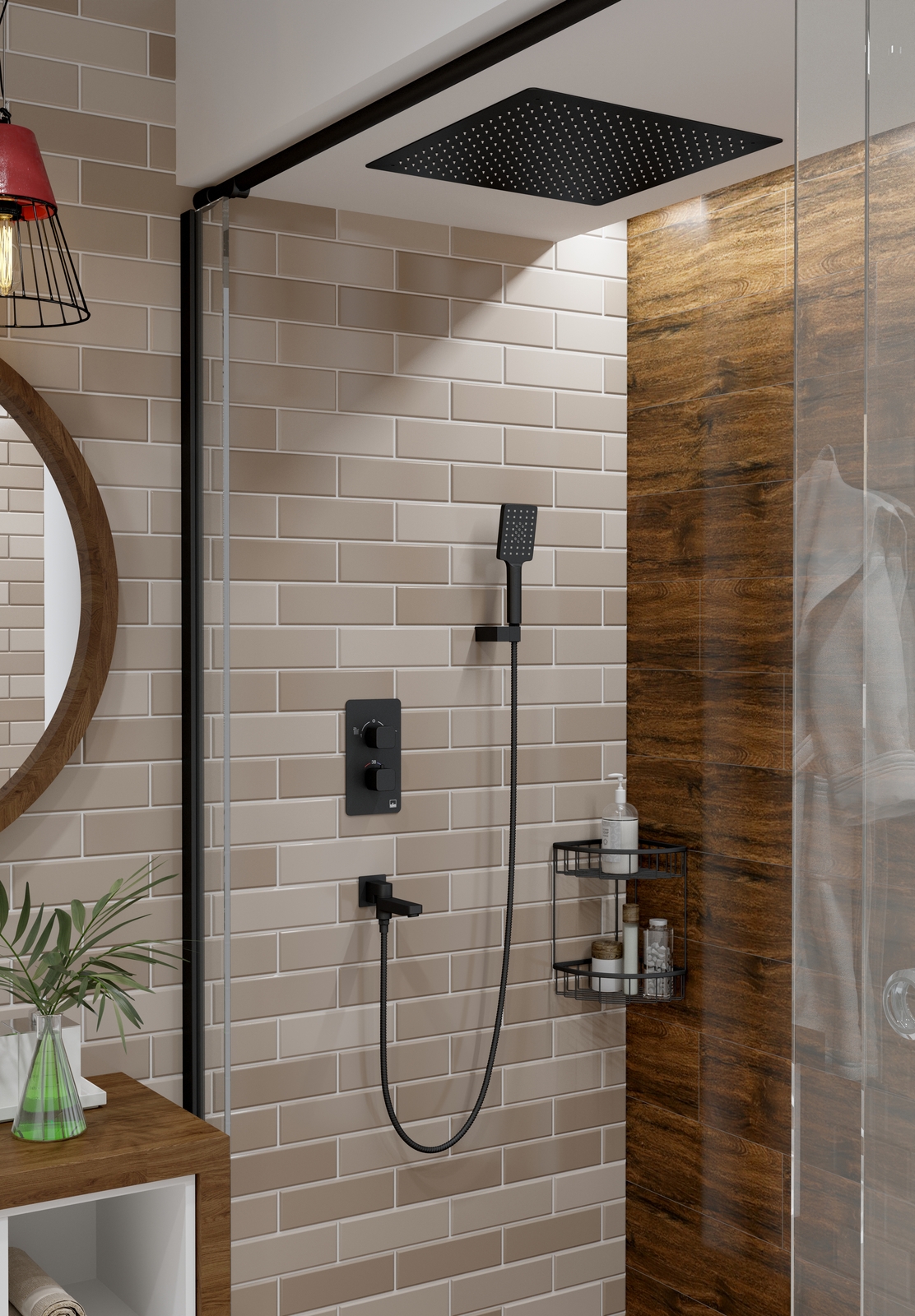 Приобрести душевая система встроенная с термостатом timo petruma sx-5019/03sm черный