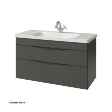 Caprigo Тумба с раковиной LENTO 100 см, графит