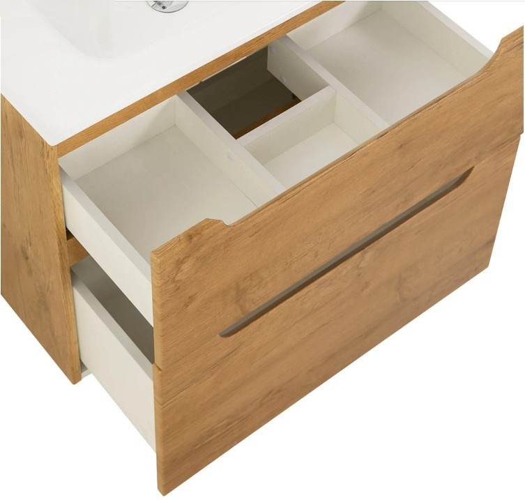 Приобрести тумба подвесная с раковиной belbagno etna-700-2c-so-rn-p 70 см, rovere nature