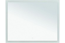 Aquanet Зеркало Гласс 120 см, LED подсветка, белое