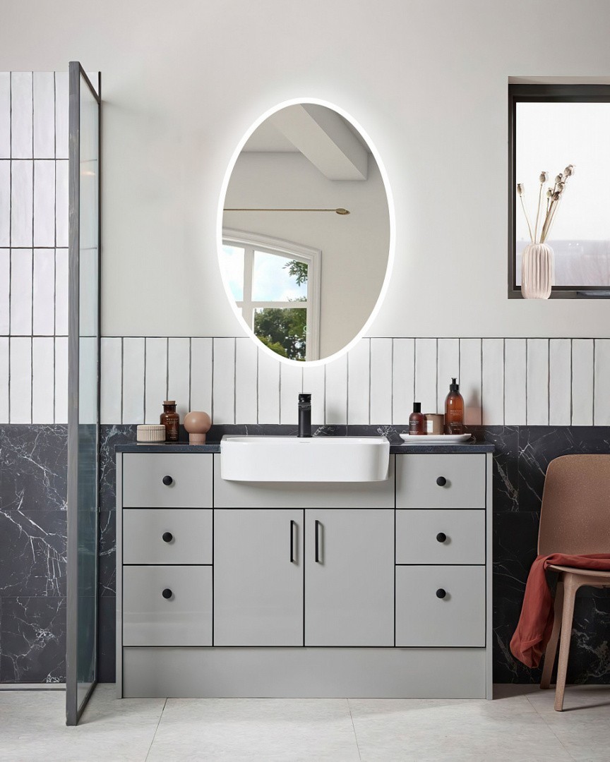 Приобрести azario зеркало 60х90 см, белый, сенсорный выключатель, диммер, az-z-008cs