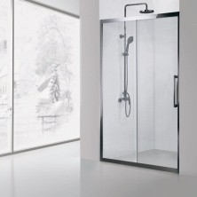 Aquanet Душевая дверь Delta NPE6121 130, прозрачное стекло