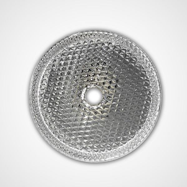 Приобрести comforty раковина накладная gl01 36х44 см, стеклянная