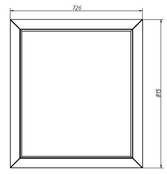 Приобрести caprigo зеркало albion promo 80 см, серое 33336-113.000.00.05