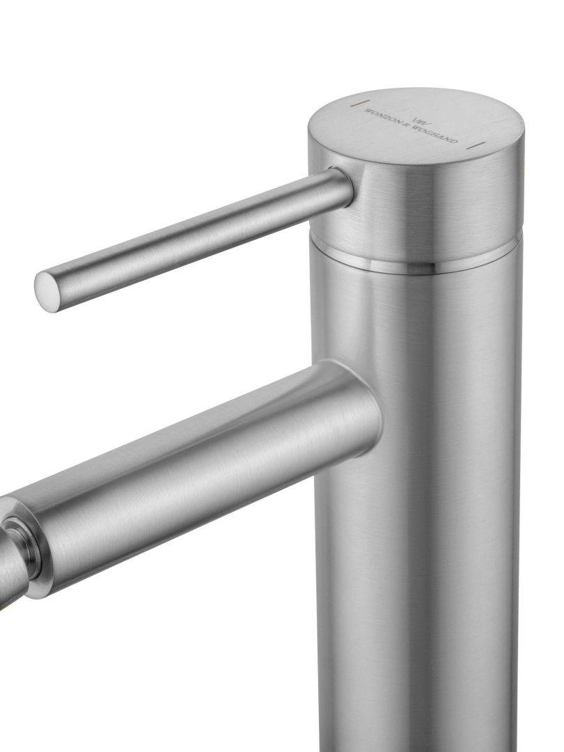 Приобрести смеситель для биде wonzon & woghand stick, брашированный никель (ww-88339017-bn)