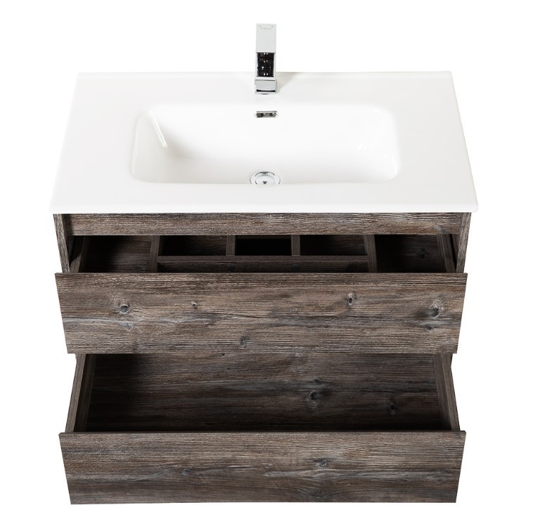 Приобрести тумба подвесная с раковиной belbagno kraft-1000-2c-so-pp 100 см, pino pasadena