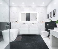 Cezares Тумба со столешницей подвесная BELLAGIO 140 см Bianco Opaco, белая 54714