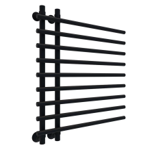 Veconi Полотенцесушитель водяной Tufo 70х80 см, черный T801070B