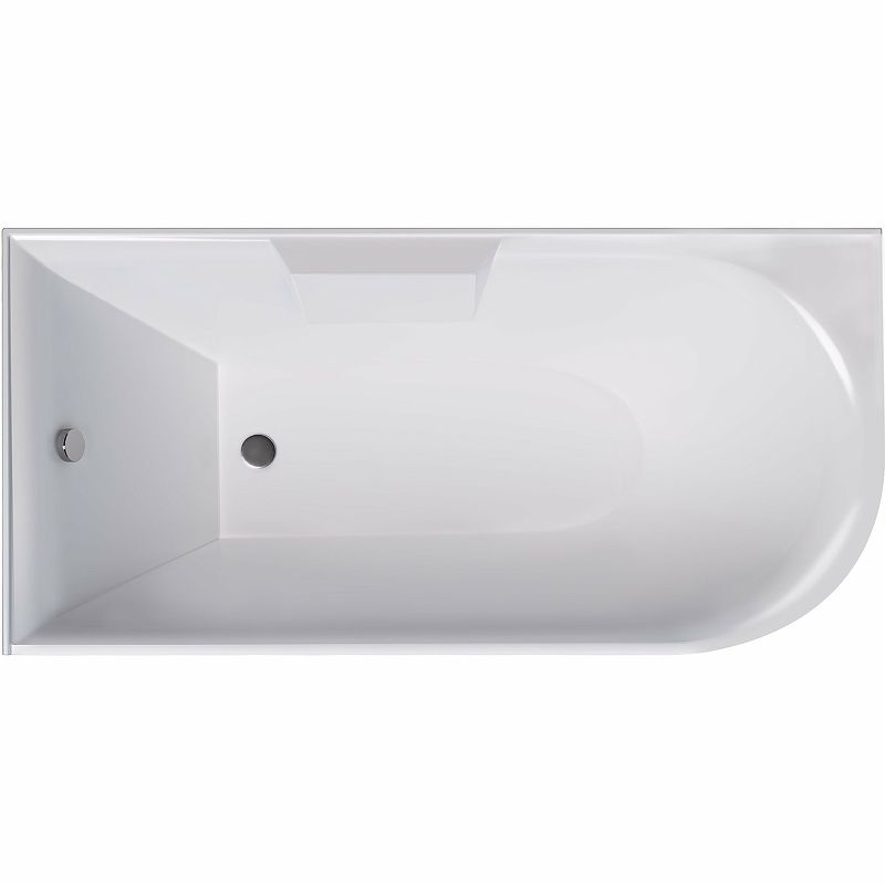 Приобрести grossman акриловая ванна 150x75 см, пристенная, белая gr-2201l