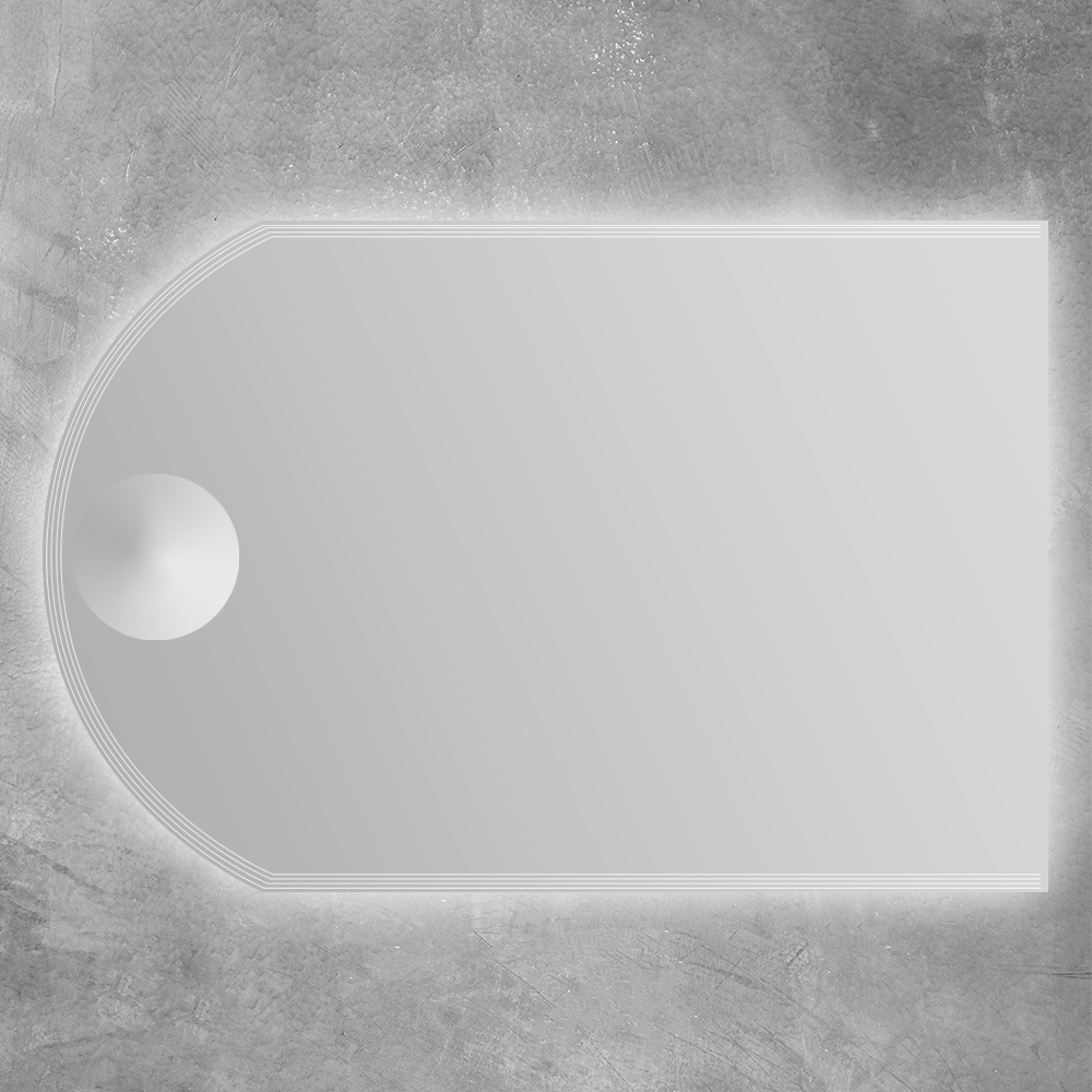 Приобрести cezares зеркало 120х80 см, реверсивное, с увиличением, led подсветкой, антизапатеватель 45030