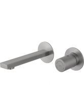 Смеситель для раковины встраиваемый WONZON & WOGHAND, Брашированный никель (WW-105-BS)