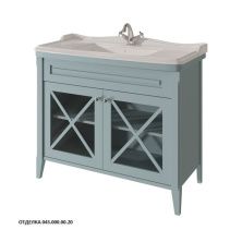 Caprigo Тумба с раковиной NAPOLI 100 см, голубая, эмаль