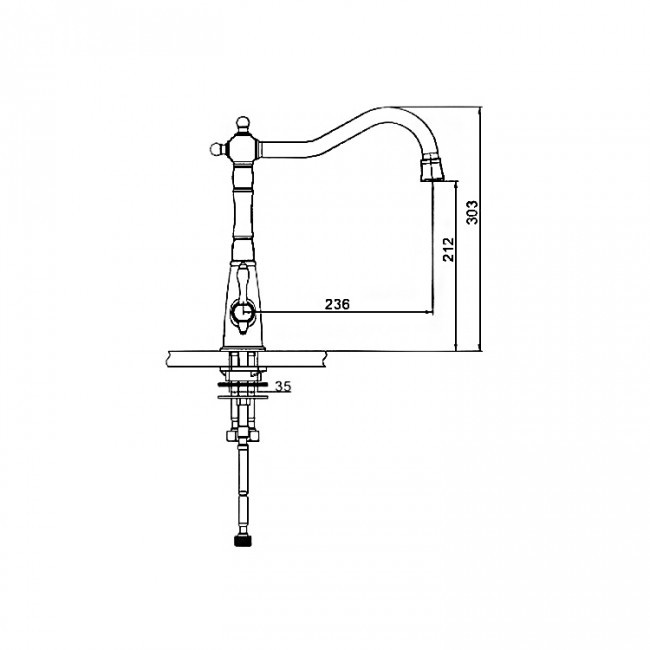 Приобрести gappo смеситель для кухни g4391-4 с подключением к фильтру, бронза 84430