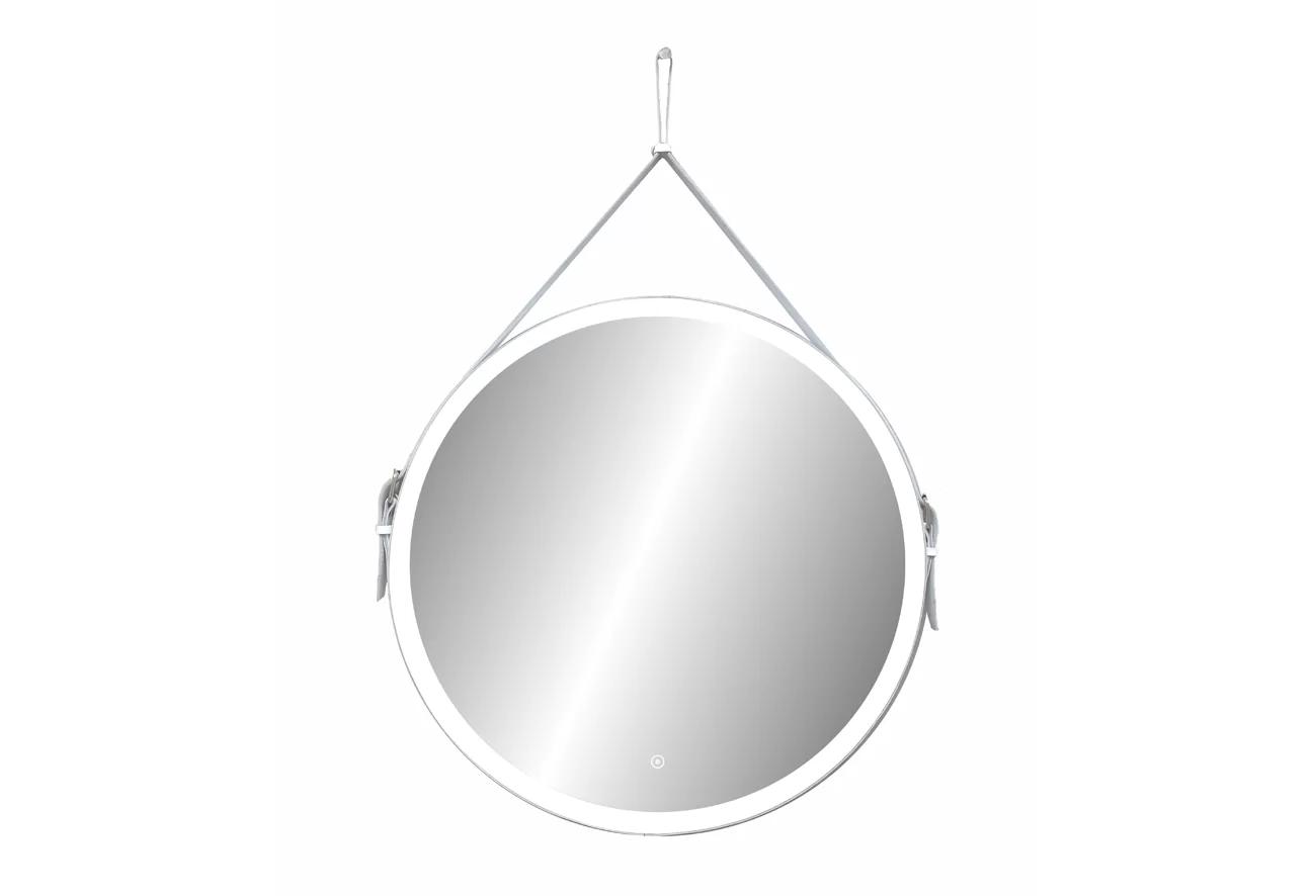 Приобрести continent зеркало с подсветкой millenium white 65х65 см, белое