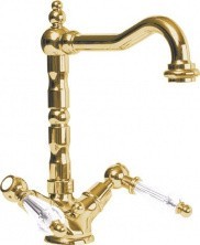 CEZARES Смеситель для раковины DIAMOND, золото DIAMOND-LS2-03/24-Sw