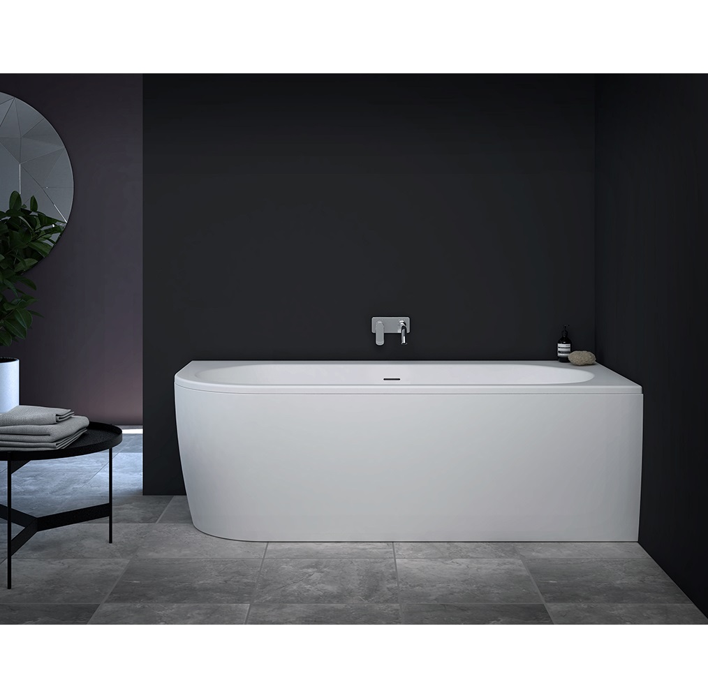 Приобрести cezares акриловая ванна slim corner 180х80 см, белая slim corner-180-80-60-r-w37-set