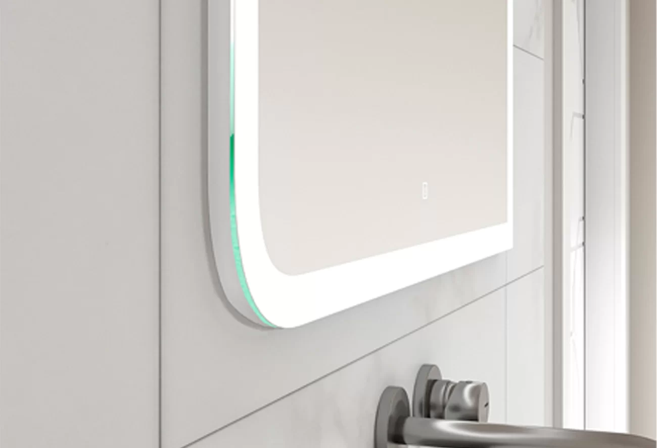 Приобрести continent зеркало с подсветкой fantasy 80х60 см, белое