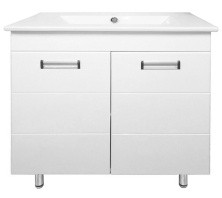 Loranto Тумба напольная с раковиной Дина 75х81 см, белая CS00049872
