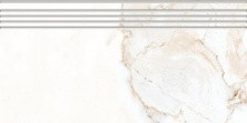 Ступень Kerranova Marble Trend 294x600 мм, MR, Calacatta Gold / Калакатта голд