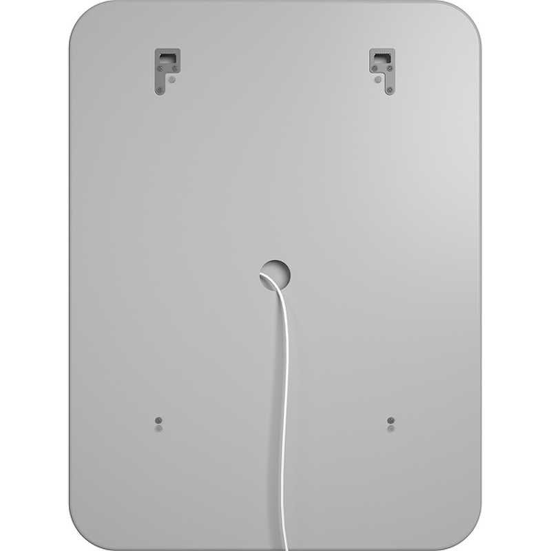 Приобрести continent зеркало с подсветкой lacio 60х80 см, сенсорный включатель, белое