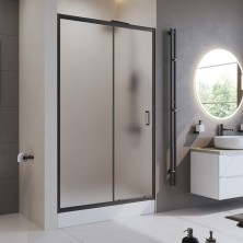BelBagno Душевая дверь 120х90 см UNO-195-BF-1-120-P-NERO