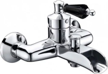 Boheme Смеситель для ванны Vogue, хром\черный 223-BSW