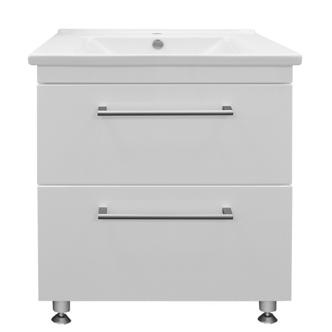 Приобрести loranto тумба напольная с раковиной модерн 70/2н 70х85 см, белая (cs00067607)