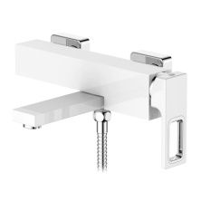 GERHANS Смеситель для ванны К27, белый K13027W