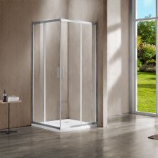 Vincea Душевое ограждение Garda 80х100 см, прозрачное, хром VSS-1G8010CL