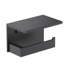 Держатели для туалетной бумаги с полкой для телефона Timo Petruma 15243/03 черный