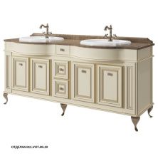 Caprigo Тумба с раковиной FRESCO 180 см, кремовая, эмаль