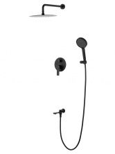 Душевая система встраиваемая WONZON & WOGHAND BRILLIANT, Черный матовый (WW-88939079-MB)