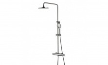 LEMARK Душевая система Bronx с термостатом, графит LM3772GM