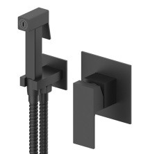 Смеситель с гигиеническим душем, встраиваемый ViEiR Cielo, черный V393553C