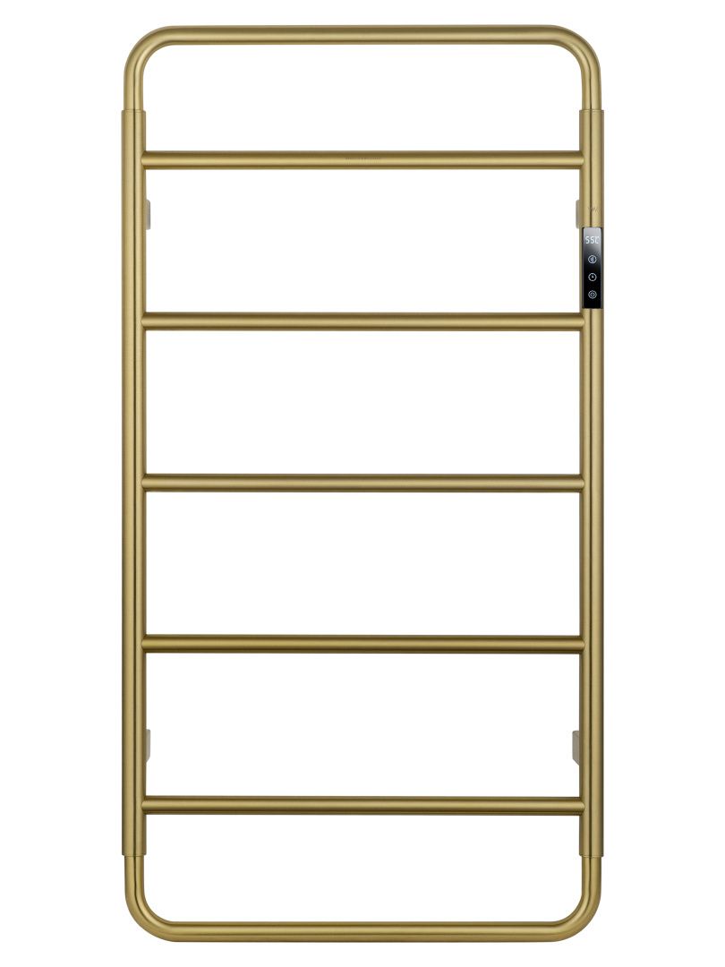 Приобрести полотенцесушитель электрический wonzon & woghand wismar, брашированное золото (ww-al202-bg)