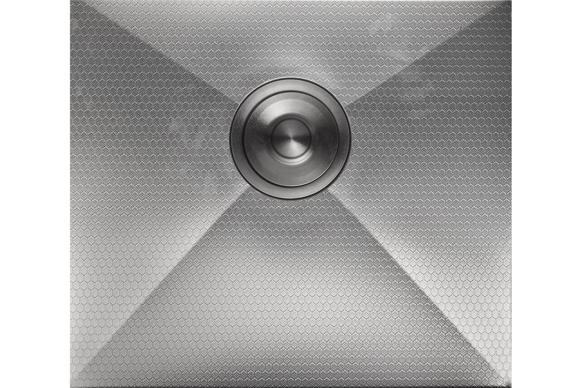 Приобрести gerhans кухонная мойка 50х50 см, графит\декор