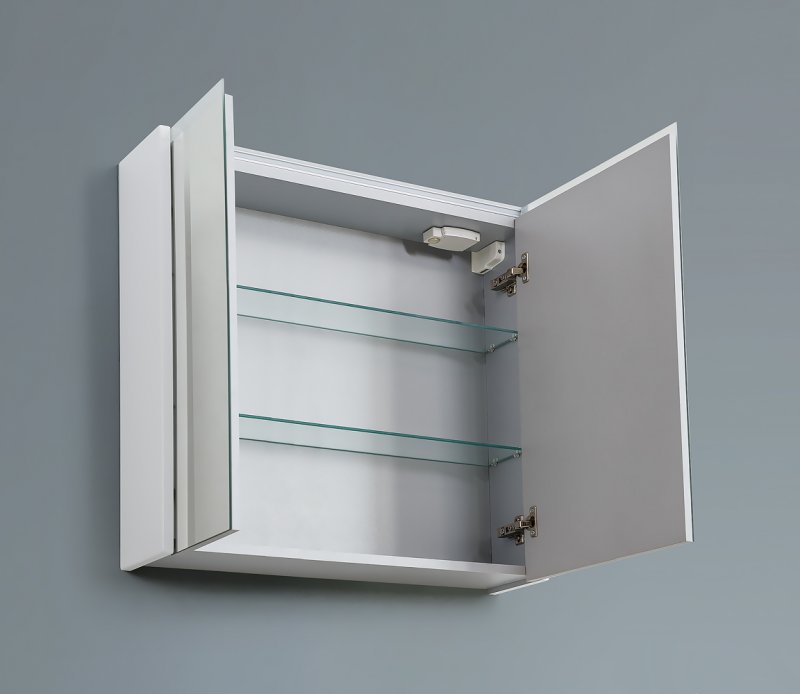 Приобрести cezares зеркало-шкаф 70 см c led подсветкой дверей, 84218