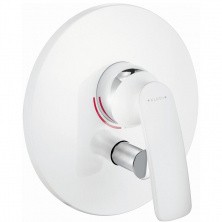 KLUDI Смеситель для душа скрытого монтажа Balance, белый\хром 526509175