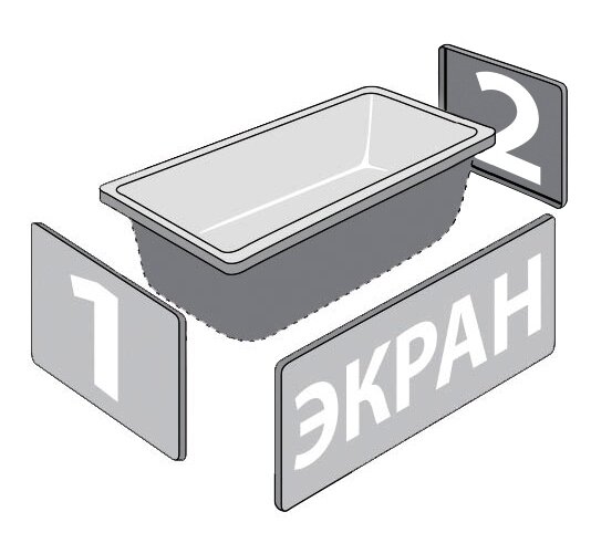 Приобрести тритон ванна акриловая цезарь 180х80 см, прямоугольная щ0000042342
