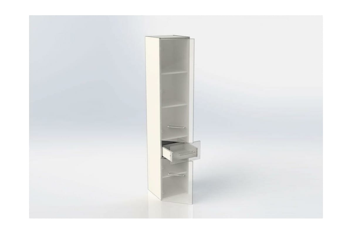 Приобрести aquanet пенал порто 35 см, l белый