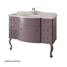 Caprigo Тумба с раковиной IMPERIO 120 см, коричневая, эмаль